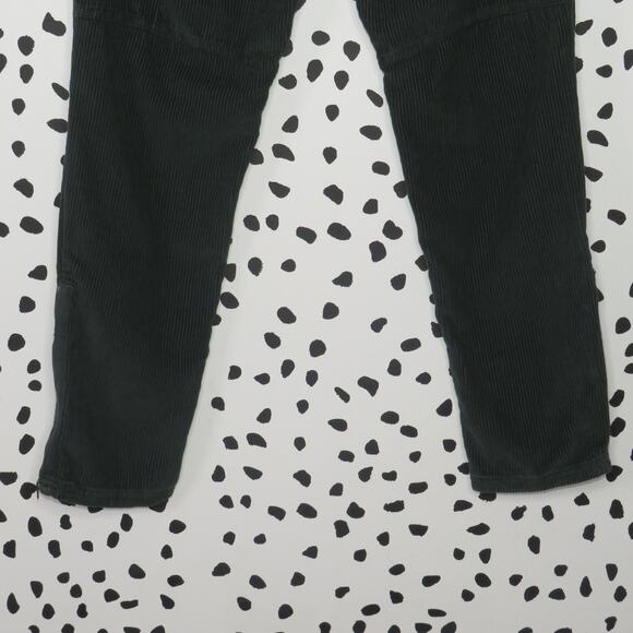 Free People Green London Calling Slouchy Cord Pants - Picture 8 of 14